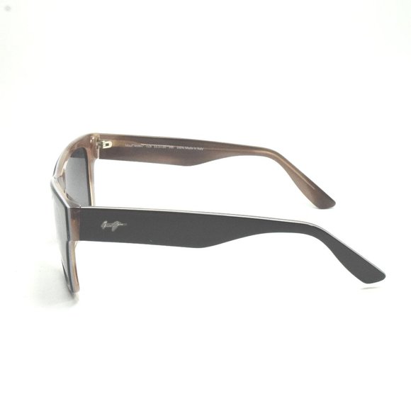 Maui Jim  Ekolu Mj 867-02B Black and Tan / Dual Mirror Silver to Black main image 5